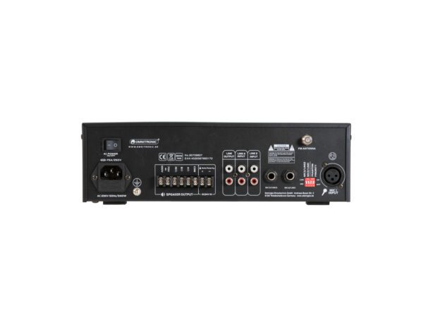Omnitronic CPE-120P PA, 100V mixážní zesilovač, 120W, BT/MP3/FM - Image 4