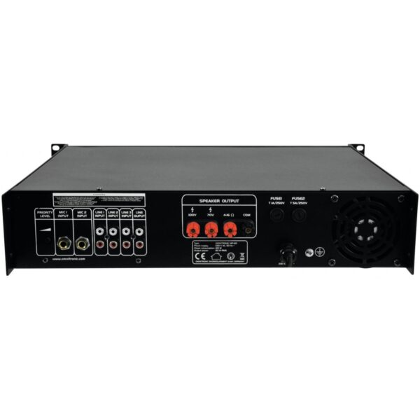 Omnitronic MP-60, 100V mixážní zesilovač, 60W - Image 4