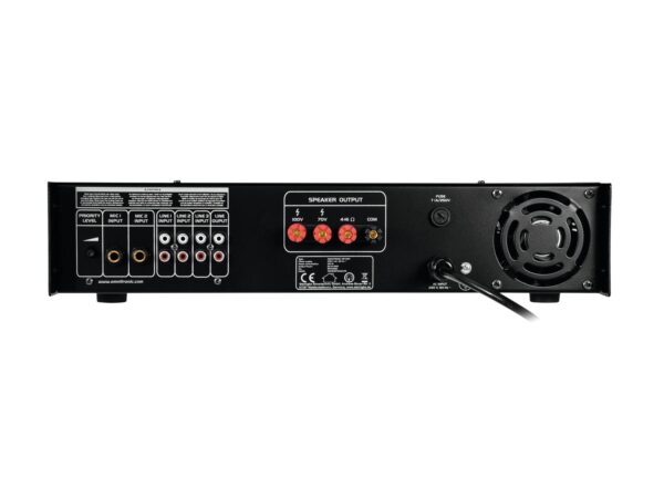 Omnitronic MP-60P, 100V mixážní zesilovač, 60W, MP3 - Image 3