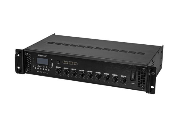 Omnitronic MA-60P, 100V mixážní zesilovač, MP3/USB/SD/BT, 60W - Image 2