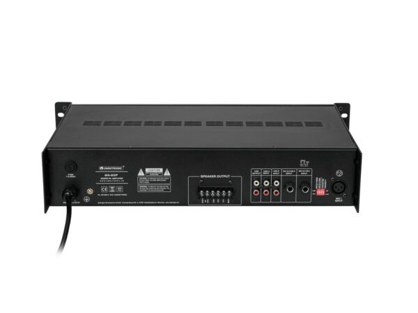 Omnitronic MA-60P, 100V mixážní zesilovač, MP3/USB/SD/BT, 60W - Image 3