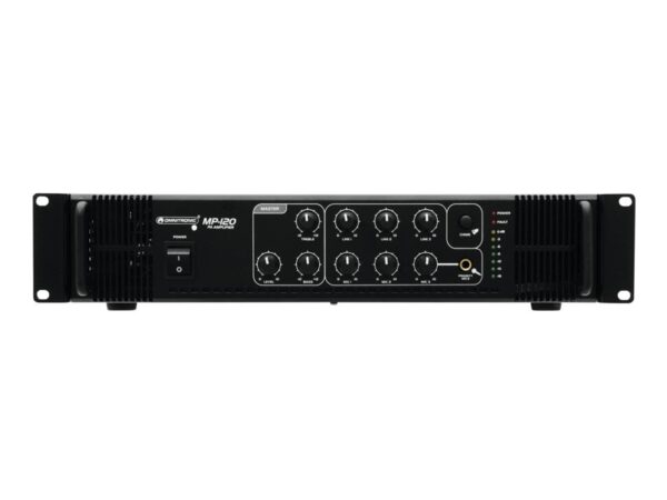 Omnitronic MP-120, 100V mixážní zesilovač, 120W - Image 6