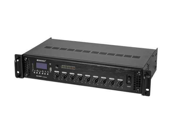 Omnitronic MA-120P, 100V mixážní zesilovač, MP3/USB/SD/BT, 120W - Image 2