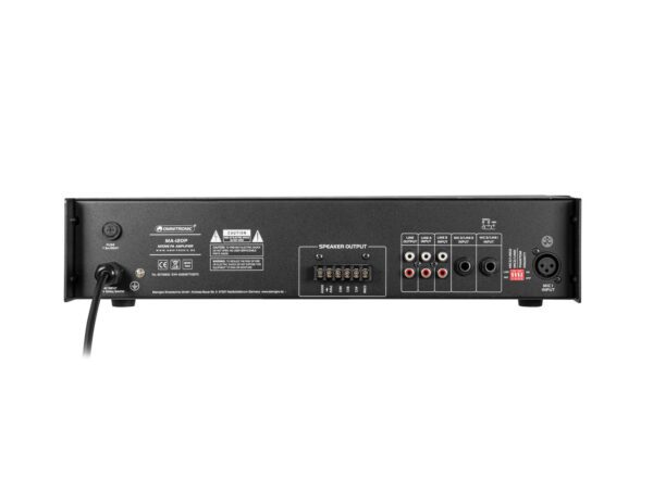 Omnitronic MA-120P, 100V mixážní zesilovač, MP3/USB/SD/BT, 120W - Image 3