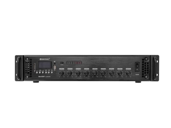Omnitronic MA-120P, 100V mixážní zesilovač, MP3/USB/SD/BT, 120W - Image 5
