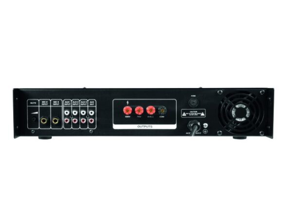 Omnitronic MP-180P, 100V mixážní zesilovač, 180W, MP3 - Image 3