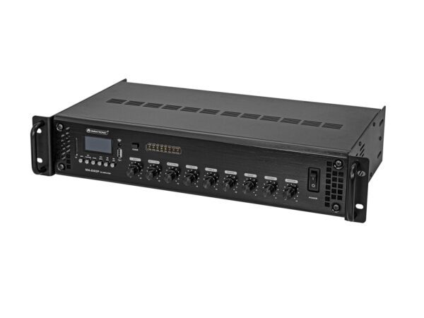 Omnitronic MA-240P, 100V mixážní zesilovač, MP3/USB/SD/BT, 240W - Image 2