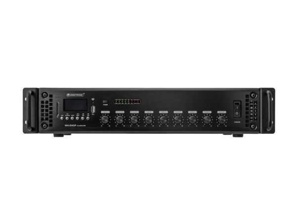 Omnitronic MA-240P, 100V mixážní zesilovač, MP3/USB/SD/BT, 240W - Image 4