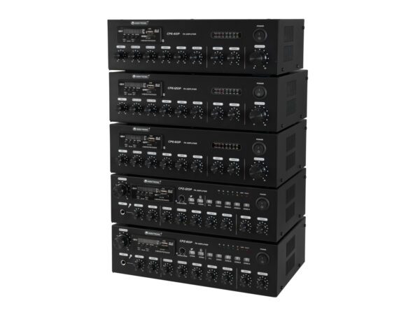Omnitronic CPZ-60P PA, 100V 4-zónový mixážní zesilovač, 60W, BT/MP3/FM - Image 8