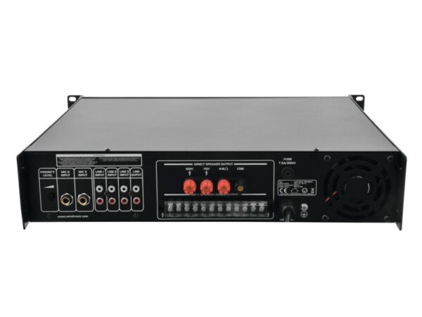 Omnitronic MPZ-250.6, 100V 6-zónový mixážní zesilovač, 250W - Image 5