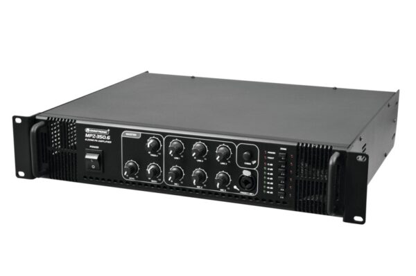 Omnitronic MPZ-350.6, 100V 6-zónový mixážní zesilovač, 350W - Image 3