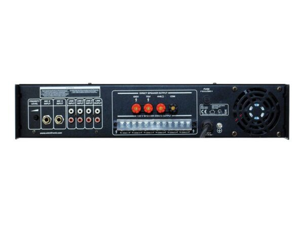 Omnitronic MPZ-500.6, 100V 6-zónový mixážní zesilovač, 500W - Image 6