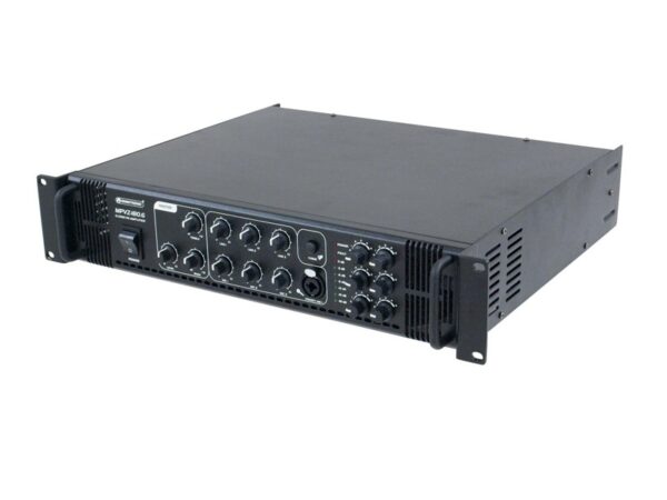 Omnitronic MPVZ-180.6, 100V 6-zónový mixážní zesilovač, 180W - Image 4