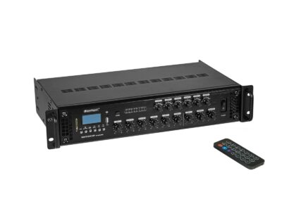Omnitronic MAVZ-240.6P, 100V 6-zónový mixážní zesilovač, MP3/USB/SD/BT, 240W