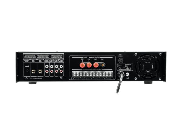 Omnitronic MPVZ-350.6P, 100V 6-zónový mixážní zesilovač, 350W, MP3 - Image 3