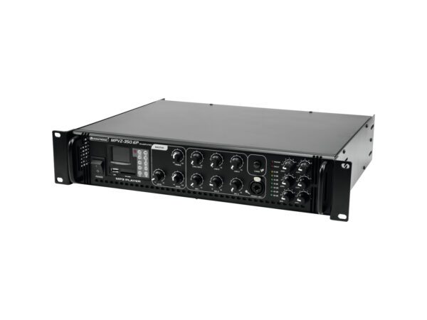 Omnitronic MPVZ-350.6P, 100V 6-zónový mixážní zesilovač, 350W, MP3 - Image 6