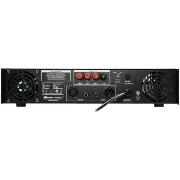 Omnitronic PAP-120, 100V zesilovač, 120W - Obrázek 3