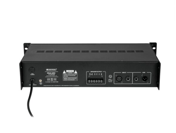 Omnitronic PAA-120, 100V zesilovač, 120W - Image 3