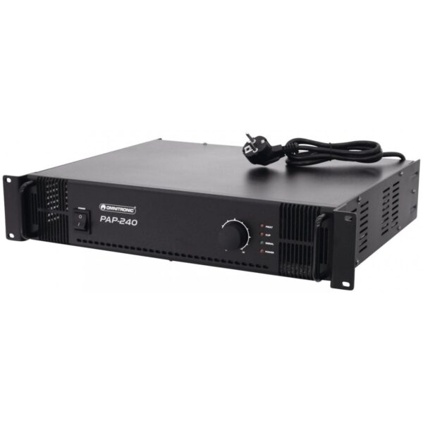 Omnitronic PAP-240, 100V zesilovač, 240W - Image 2