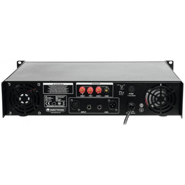 Omnitronic PAP-240, 100V zesilovač, 240W - Image 4
