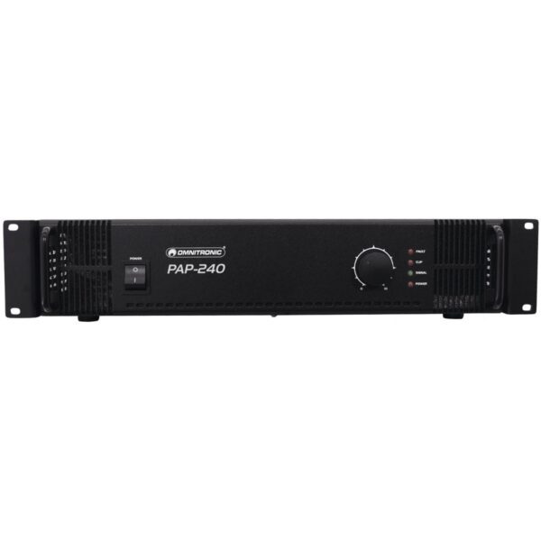 Omnitronic PAP-240, 100V zesilovač, 240W - Image 6