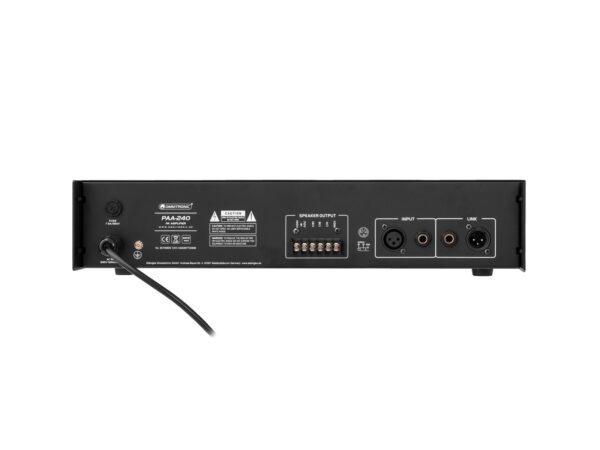 Omnitronic PAA-240, 100V zesilovač, 240W - Image 4