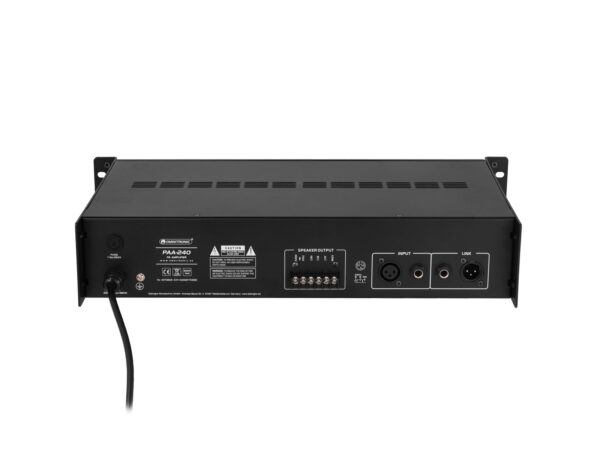 Omnitronic PAA-240, 100V zesilovač, 240W - Image 5
