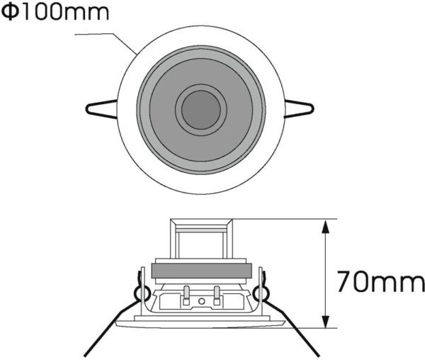 Omnitronic CS-2.5, bílý - Image 4