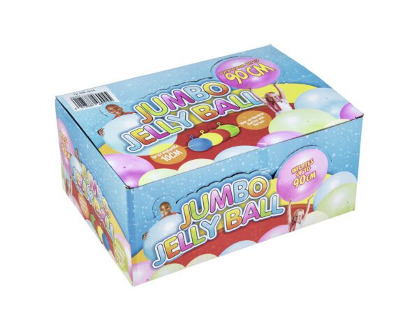 Jumbo Jelly Ball 90 cm, nafukovací skákací míče, balení 12 ks