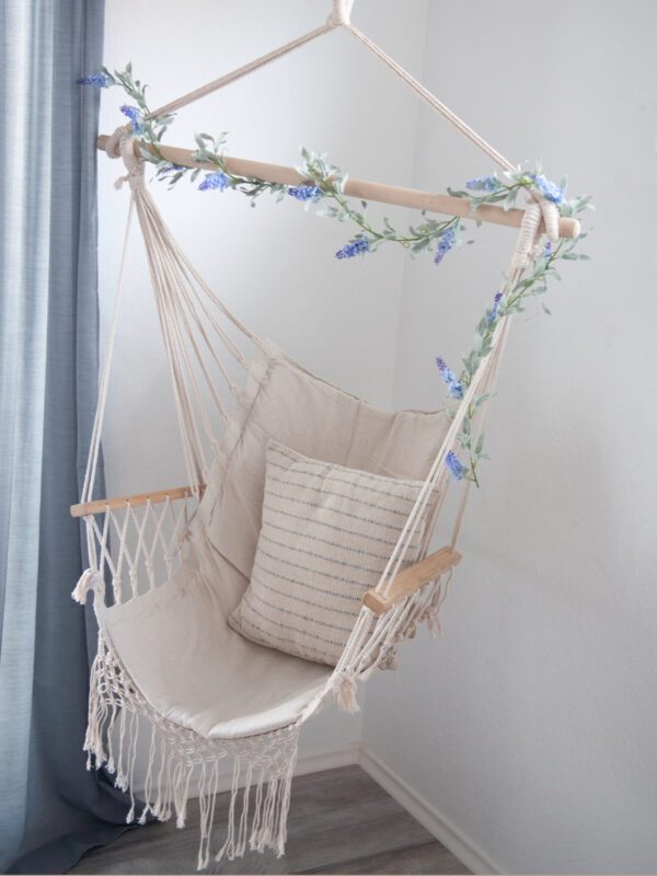 Kvetoucí girlanda, modrá, 180 cm - Image 6