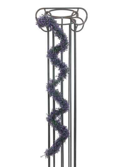 Girlanda z trávy, růžová, 180 cm