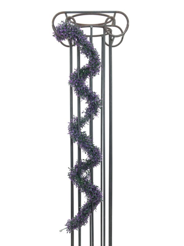 Girlanda z trávy, růžová, 180 cm