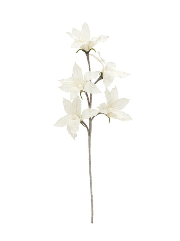 Větvička clematis, bílá, 100 cm