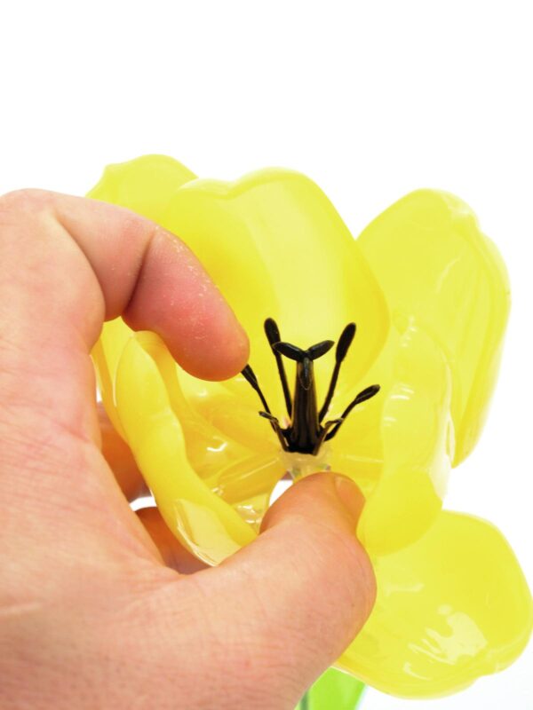 Tulipán žlutý – křišťálový, 61 cm, 12 ks - Obrázek 4