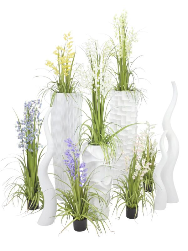 Lamella designový květináč 140cm, bílý - Image 6