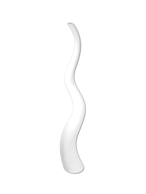 Wave designový květináč 150cm, bílý