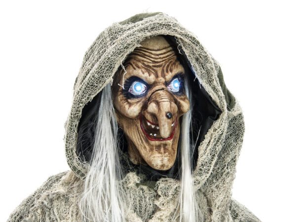 Halloween čarodějnice s bradavicí, animovaná, 175cm - Image 3