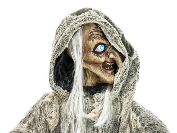 Halloween čarodějnice s bradavicí, animovaná, 175cm - Image 4