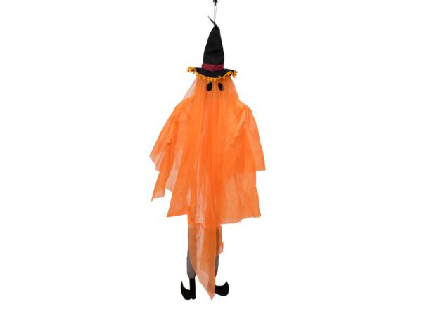 Halloween duch s čarodějnickým kloboukem, 150 cm
