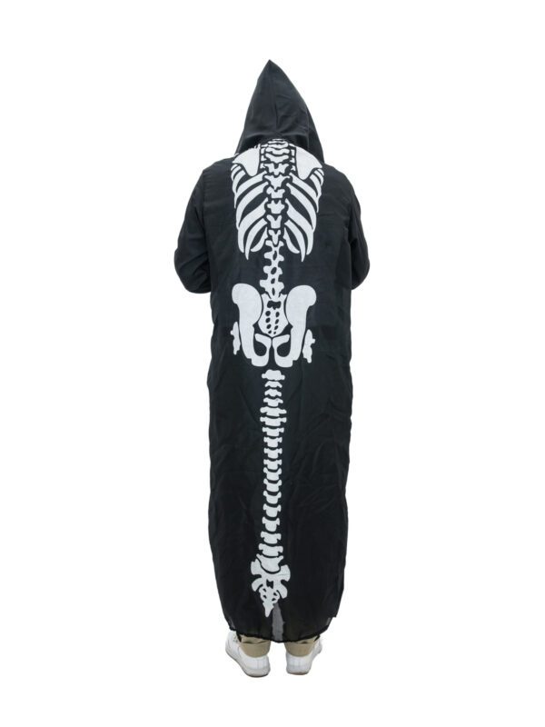 Halloween kostým kostlivce s kápí