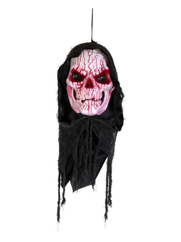 Halloween krvavá lebka, 80 cm
