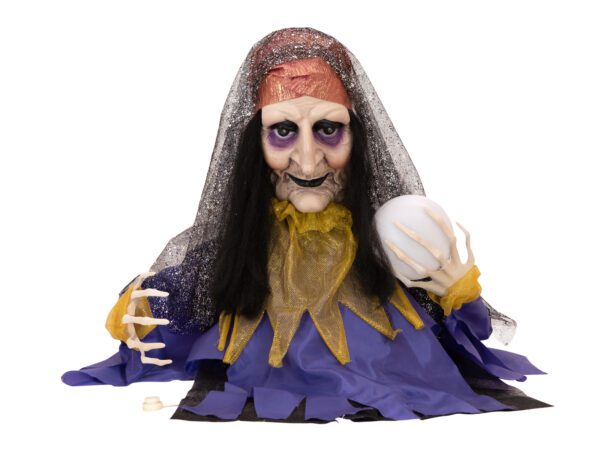 Věštkyně s kouzelnou koulí, s animacemi, 50 cm