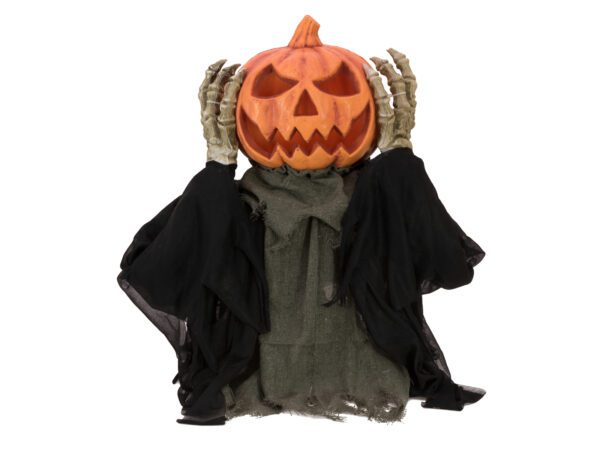 Halloween postava dýně, pohyblivá, 70 cm