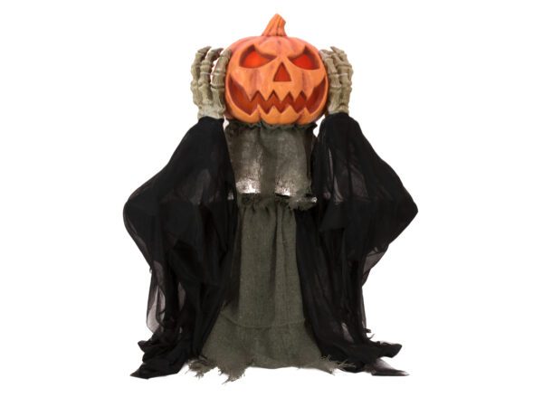 Halloween postava dýně, pohyblivá, 70 cm - Obrázek 2