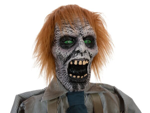 Halloween postava zombie s motorovou pilou, pohyblivá, 170 cm - Image 4