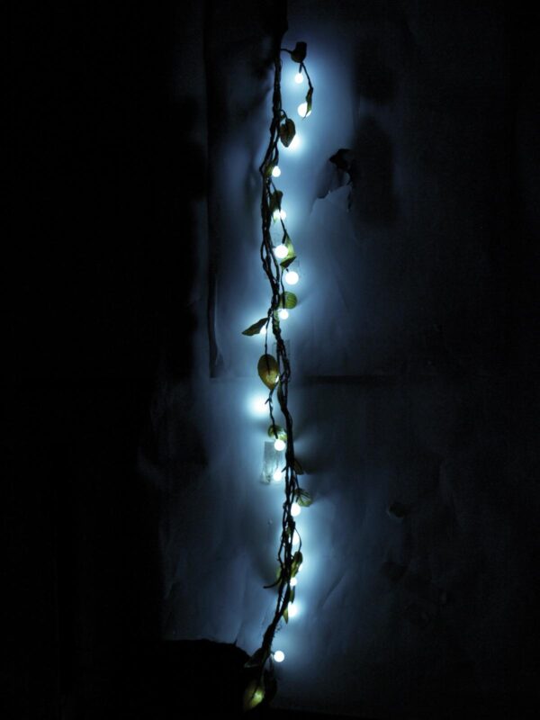 Vřesový motouz, s bílými LED diodami, 180 cm - Obrázek 4