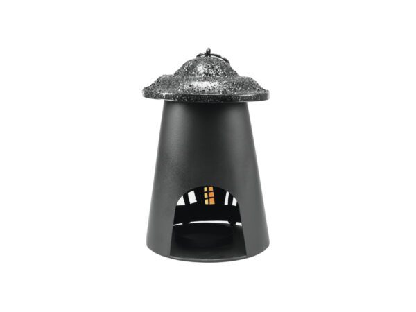 Lucerna strašidelný dům, černá, 23 cm - Image 2