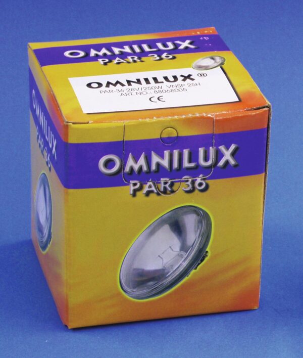 PAR 36 28V/250W VNSP Aircraft Omnilux - Image 4