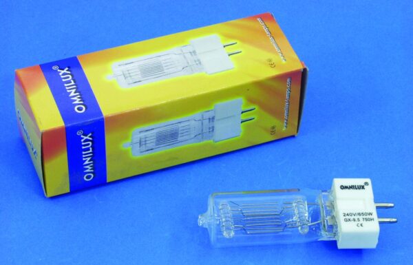 Omnilux 240V/650W GX-9.5 750h 3000K - Image 3
