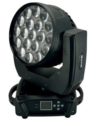 Muvik LED Moving Head ZOOM 19x15W, QCL